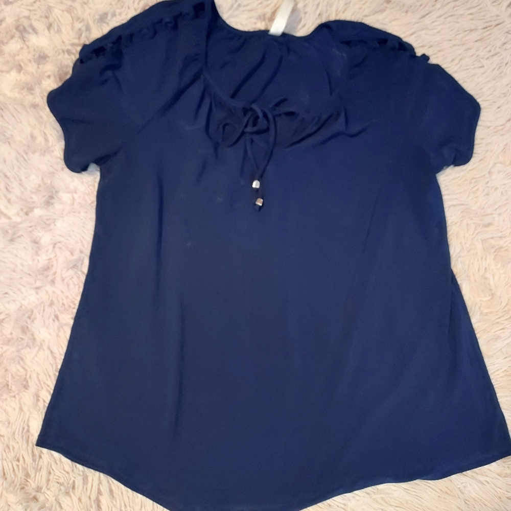 Navy Blue Women's Top